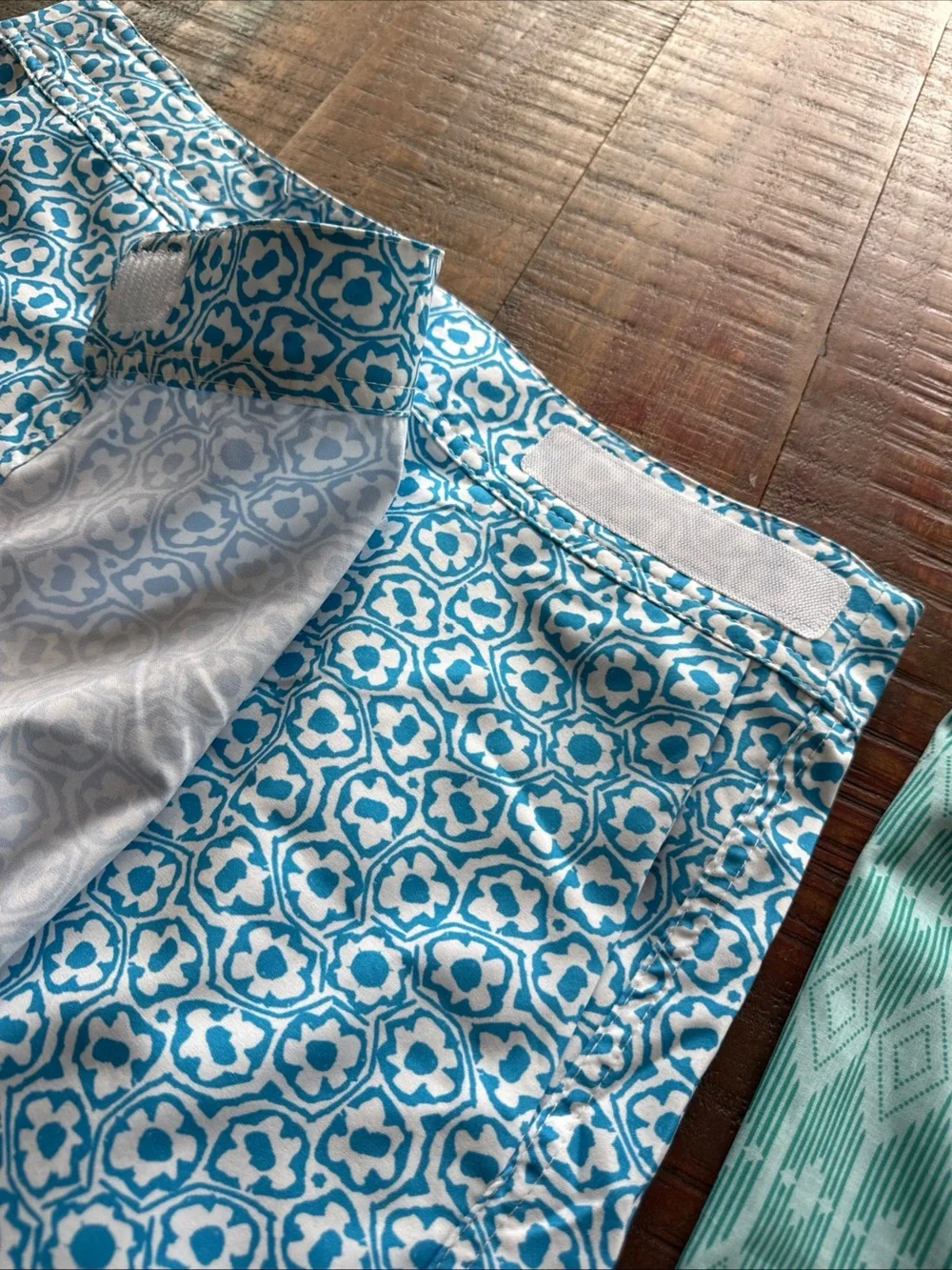 RipSkirt Hawaii Wraps Lot Of 2 Skirts Medium Length 1 Blue Tropical Beachwear